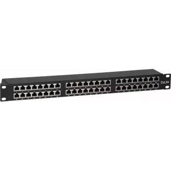 DSIT 19 polegadas CAT 6a STP patch panel - 48 portas (DS-Patch6a-48STP)