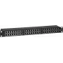 DSIT 19 polegadas CAT 6a STP patch panel - 48 portas (DS-Patch6a-48STP)
