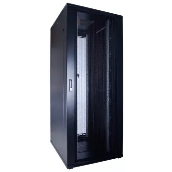 DSIT 19 polegadas rack de servidor com porta frontal perfurada 600 x 800 - 42U preto