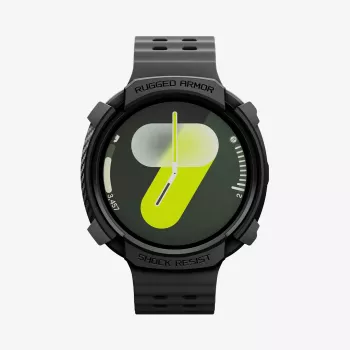 Capa Spigen Rugged Armor para Samsung Galaxy Watch 8 / 9 (44 mm), Matte Black ACS10006
