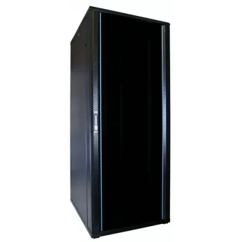 DSIT DS8042 42U 19 polegadas armário rack de servidor com porta de vidro temperado, 800x1000mm, preto