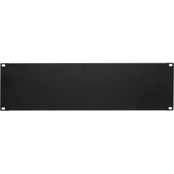 DS-IT 19 polegadas painel cego 3U chapa de aço preto (DS-Blind3)