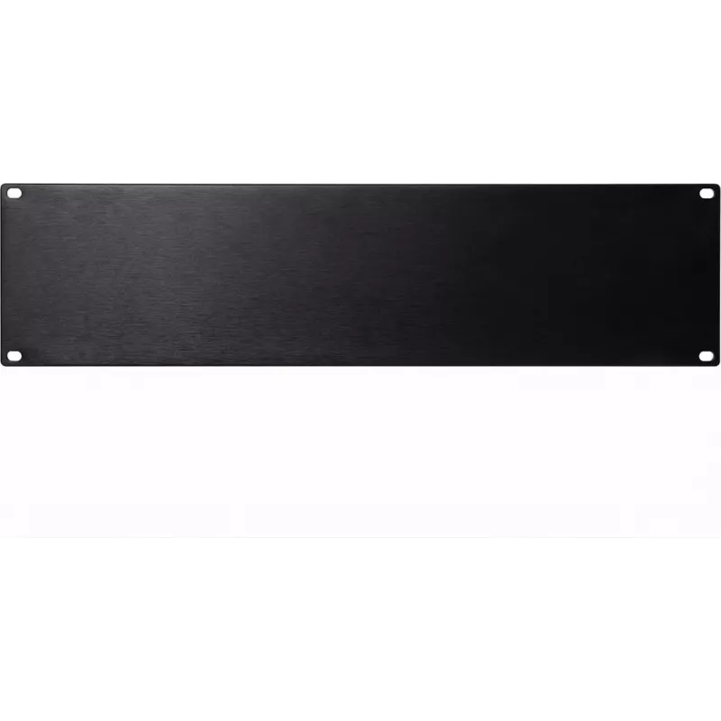 DS-IT 19 polegadas painel cego 3U chapa de aço preto (DS-Blind3)