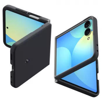 Capa MagSafe Spigen Nano Pop para Samsung Galaxy Z Flip8 - Black Sesame