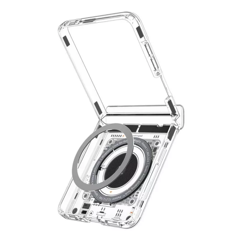 SPIGEN Ultra Hybrid Pro MagSafe Capa para Samsung Galaxy Z Flip8 Neo One – Transparente