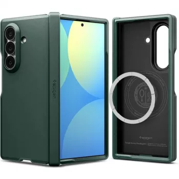 Spigen Tough Armor Pro MagSafe Capa para Samsung Galaxy Z Fold 8 Ultra - Abyss Green