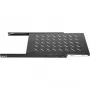 DSIT DS-UH80 1U prateleira deslizante para rack, 18 kg de carga, 640 mm de profundidade, preto