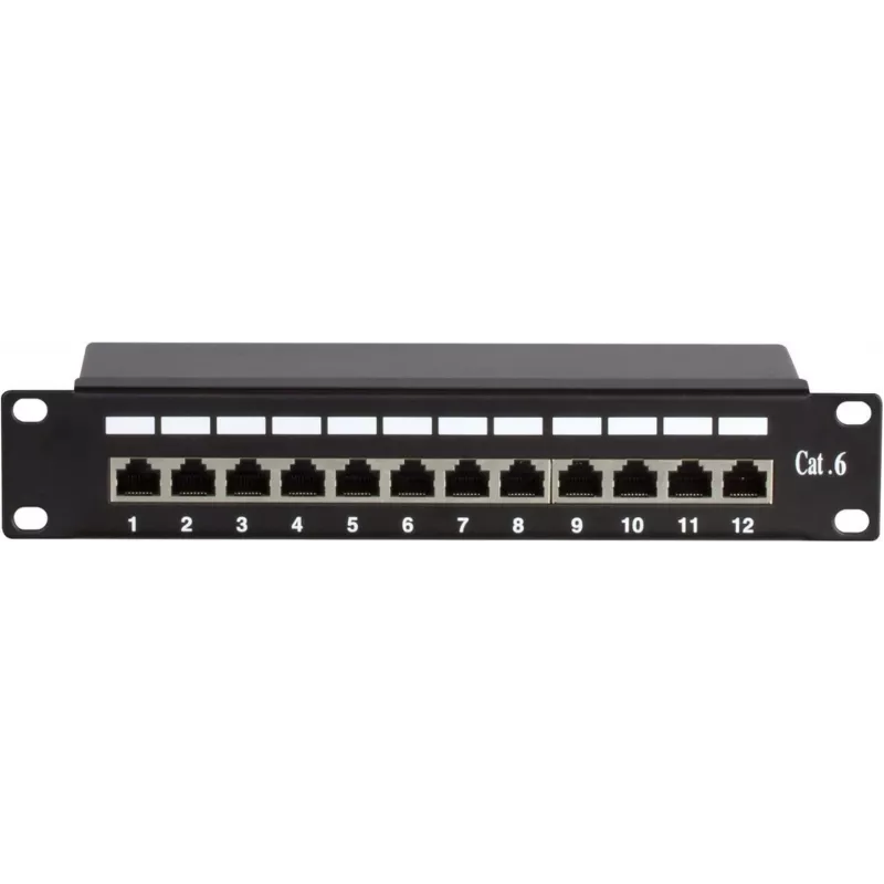 DSIT DS-10Patch6-12FTP 10 polegadas 12 portas FTP CAT6 patch panel