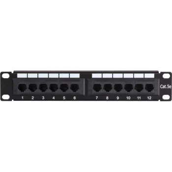 DSIT DS-10Patch5-12UTP 10 polegadas 12 portas UTP CAT 5e patch panel