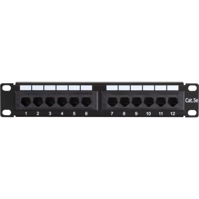 DSIT DS-10Patch5-12UTP 10 polegadas 12 portas UTP CAT 5e patch panel