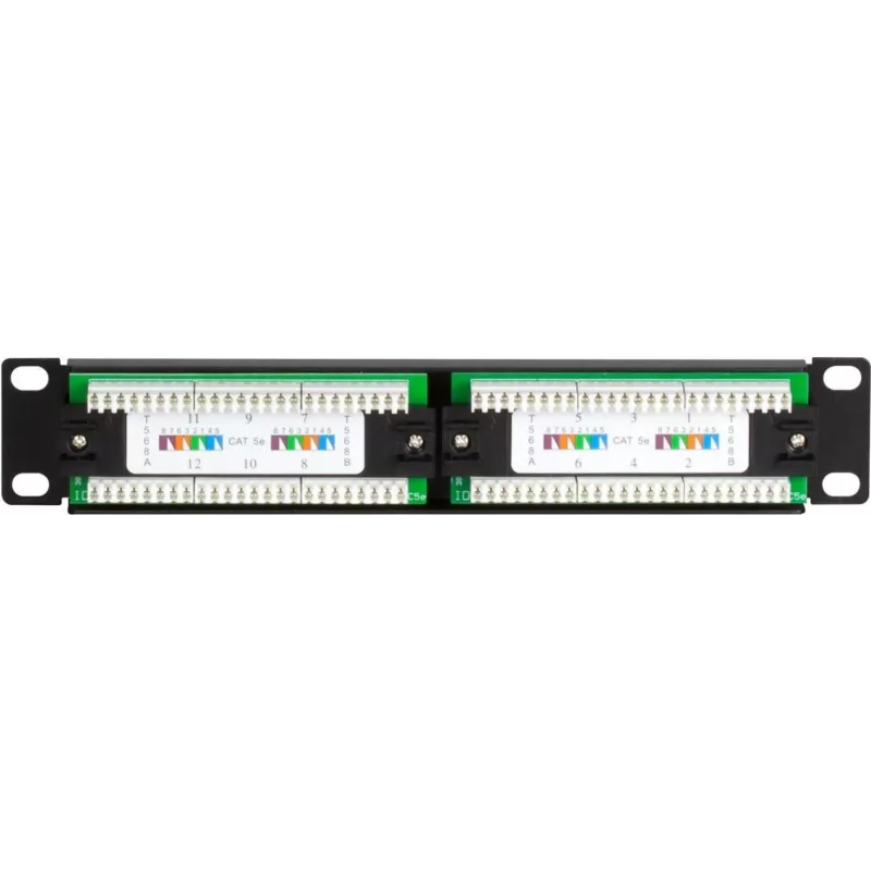 DSIT DS-10Patch5-12UTP 10 polegadas 12 portas UTP CAT 5e patch panel