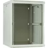 DSIT 12U armário de servidor de parede com porta de vidro, branco, 600x600x635 mm