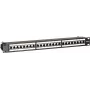 Patch panel DSIT CAT 6a STP 24 portas 19 polegadas para montagem em rack