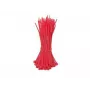 Abraçadeiras DSIT 140 mm vermelhas 100 unidades (kb_140mm_rood)