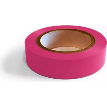 Fita isoladora PVC DSIT DC-Tape-Pink, 19 mm x 10 m, Lilás, 600V, retardadora de chama