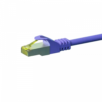 Cabo de rede DSIT RJ45 S/FTP (PiMF) Cat.7 patch, violeta, 1,50 m (DC-78-015)