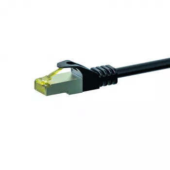 Cabo de patch de rede DSIT Cat.7 S/FTP PiMF RJ45, 30 m, preto