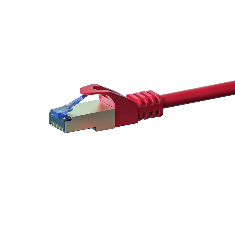 Cabo de rede DSIT CAT 6a S/FTP LSOH 7,5 m vermelho (DC-6A5-075)