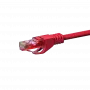 Cabo de rede DSIT CAT6 100% cobre U/UTP 30 m vermelho (DC-65-300)