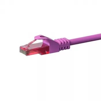 Cabo de rede DSIT CAT6, U/UTP, 50 metros, rosa, 100% cobre (DC-69-500)