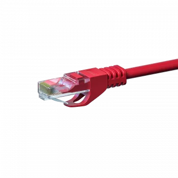 Cabo de rede DSIT CAT 6 U/UTP - 3 metros - vermelho - CCA (DC-C65-030)