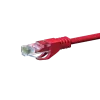 Cabo de rede DSIT DC-55-020 CAT5e U/UTP, 2 m, vermelho, 100% cobre