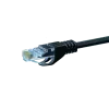 Cabo patch de rede DSIT CAT 5e U/UTP, 0,25 m, preto, CCA, RJ45, Gigabit Ethernet