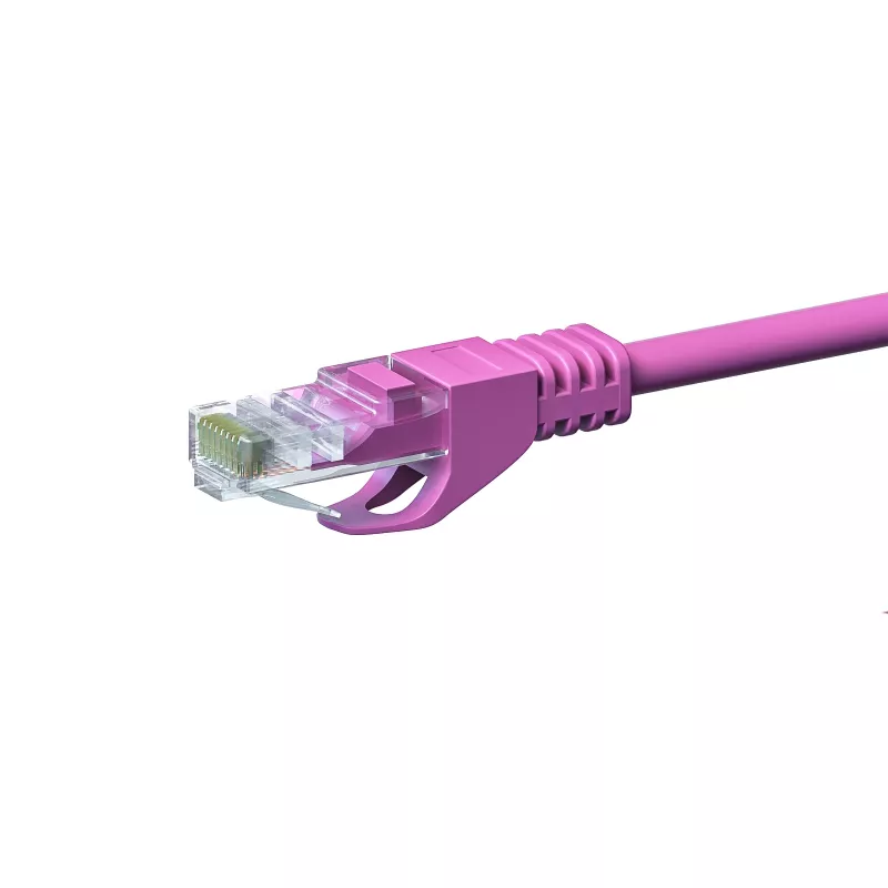 Cabo de rede DSIT CAT 5e U/UTP 15 m rosa CCA