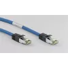 Cabo de rede DSIT RJ45 S/FTP PiMF CAT 8 azul 0,50m