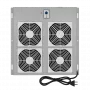 Unidade de ventilação DSIT DS-FT-OUT com 4 ventoinhas e termostato para caixa exterior de armários de rede