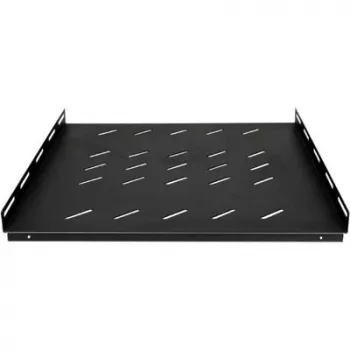 Prateleira fixa de carga pesada DSIT para armários de servidor de 1000 mm de profundidade - 1U - capacidade de carga 100 kg - preto (DS-SFH100)