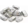 Fichas pass-through DSIT DANICOM SFTP RJ45 CAT6a para cabos flexíveis, pack de 10
