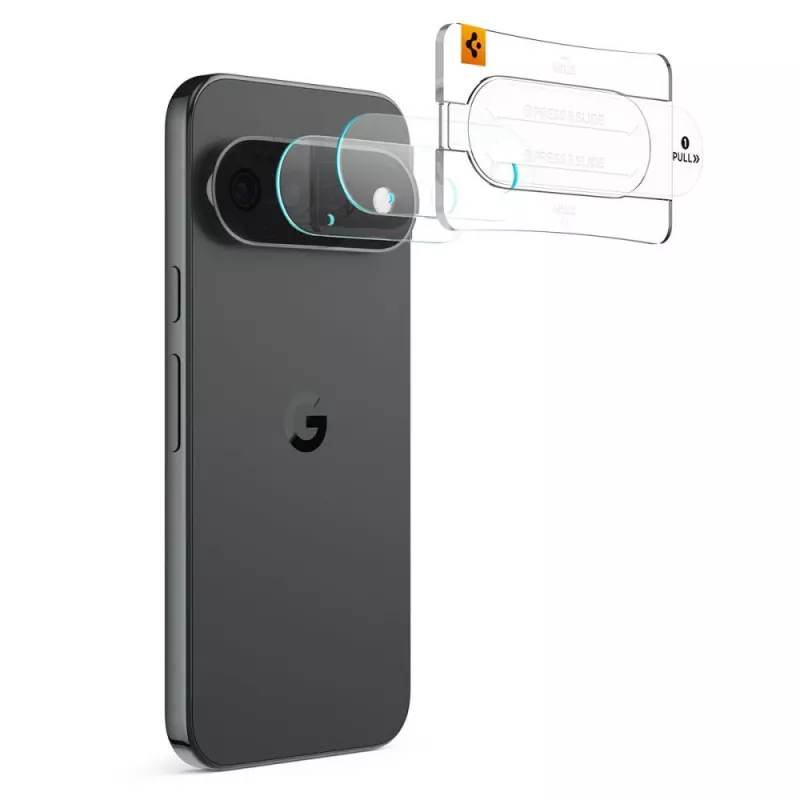 Proteção de câmara Spigen Optik Pro Glas.tR EZ Fit pack de 2 para Google Pixel 11 Pro XL - transparente