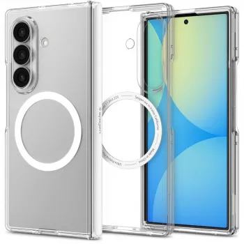Capa MagSafe SPIGEN Ultra Hybrid Pro para Samsung Galaxy Z Fold 8 Ultra transparente/branco