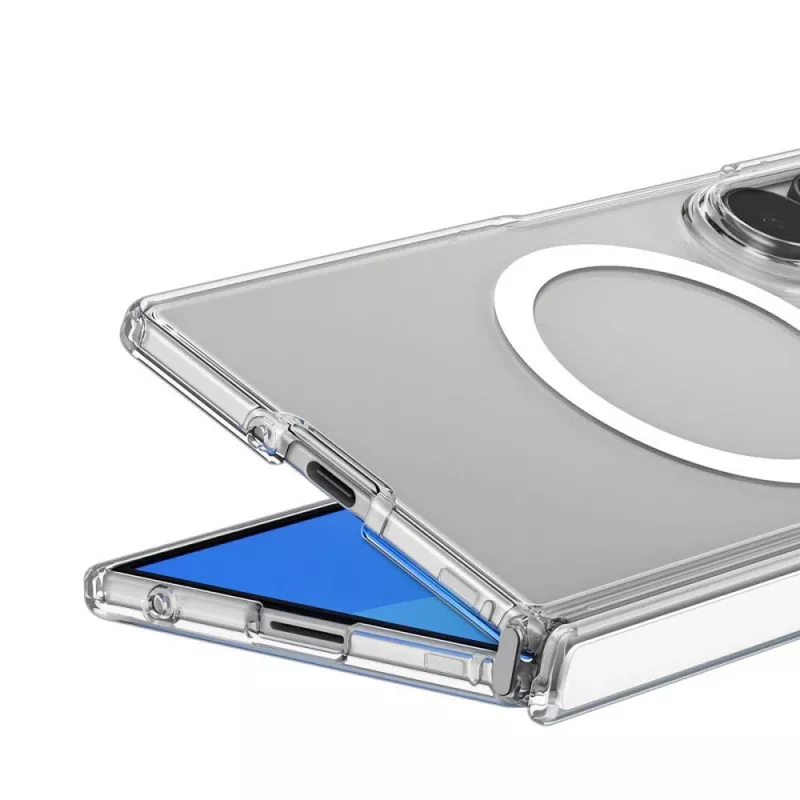 Capa MagSafe SPIGEN Ultra Hybrid Pro para Samsung Galaxy Z Fold 8 Ultra transparente/branco