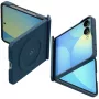 Capa MagSafe Spigen AirSkin Aramid para Samsung Galaxy Z Flip 8 - navy