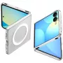 Capa MagSafe SPIGEN AirSkin Galaxy Z Flip 8 transparente/branco