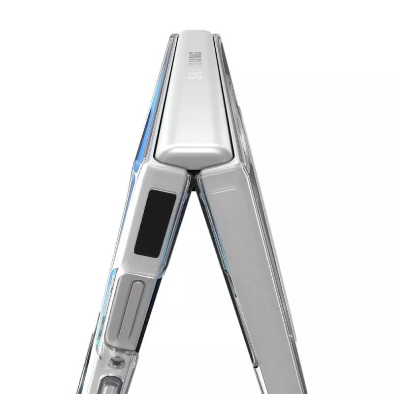 Capa MagSafe SPIGEN AirSkin Galaxy Z Flip 8 transparente/branco