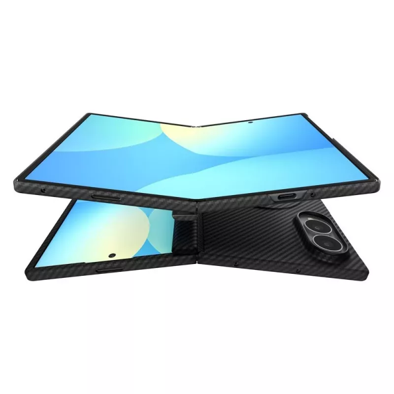 Capa MagSafe Spigen AirSkin Aramid para Samsung Galaxy Z Fold 8 - preto