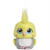 JUST PLAY furReal Handfuls Kakadu brinquedo interativo de papagaio, branco rosa amarelo, 10+ sons, a partir de 4 anos
