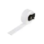 BRADY DuraSleeve marcador de cabos, tecido de nylon B-499, 19,05 mm x 4,88 m, branco/translúcido, para BMP21-PLUS/M210/M211