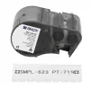 BRADY etiqueta autolaminada de vinil para marcação de cabos para BMP51/BMP53/M511, branco/transparente, 38,1 mm x 25,4 mm, 160 etiquetas/rolo