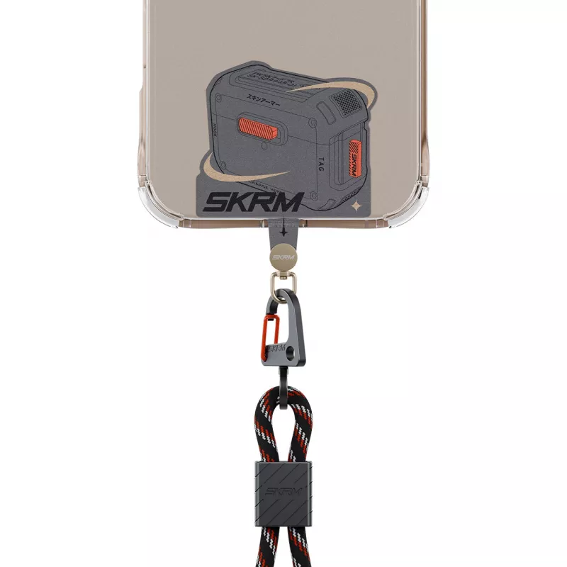 Skinarma Mecha adaptador universal para lanyard cinzento