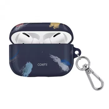 UNIQ Coehl Reverie capa para AirPods Pro - azul-púrpura floral capa protetora