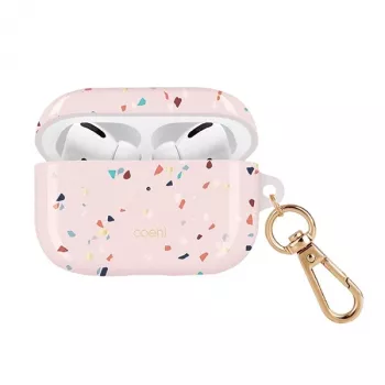 UNIQ Coehl Terrazzo capa para Apple AirPods Pro – rosa blush