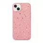 UNIQ Coehl Terrazzo capa para iPhone 14 Plus / 15 Plus, rosa coral