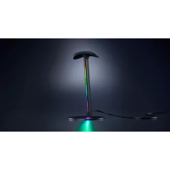 RAZER Base Station V3 Chroma suporte para headset RGB com hub USB 3.1 de 2 portas - preto