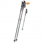 Bastões de esqui de montanha Komperdell Carbon C2 Ultralight - Preto/Laranja