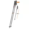 Bastões de esqui de montanha Komperdell Carbon C2 Ultralight - Preto/Laranja