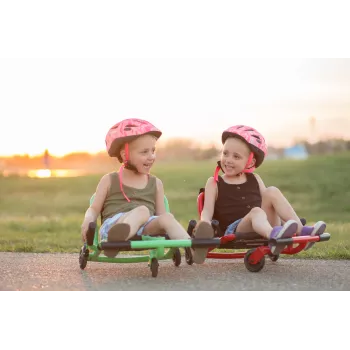 Brinquedo de andar EzyRoller Classic Rosa para crianças dos 3 aos 12 anos